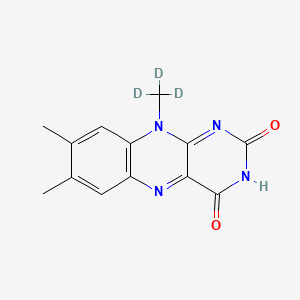 molecular formula C13H12N4O2 B12427482 Lumiflavin-d3 