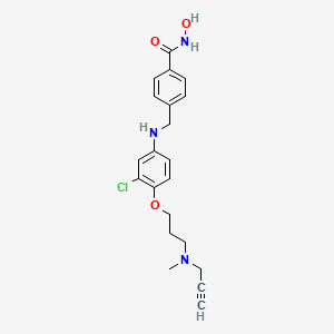 molecular formula C21H24ClN3O3 B12427529 Mao A/hdac-IN-1 