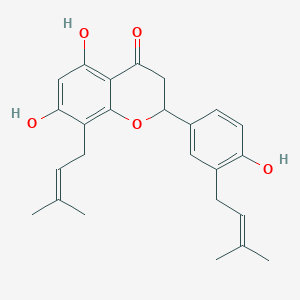 molecular formula C25H28O5 B12427546 Euchrestaflavanone-A 