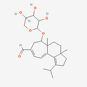 molecular formula C25H36O6 B1242757 Erinacine A 
