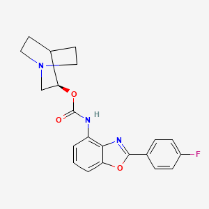 molecular formula C21H20FN3O3 B12427575 Glucosylceramide synthase-IN-3 