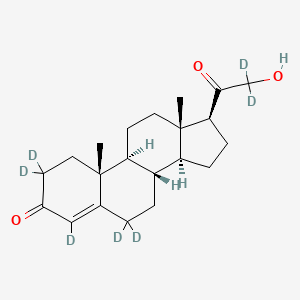 molecular formula C21H30O3 B12427597 Deoxycorticosterone-d7 
