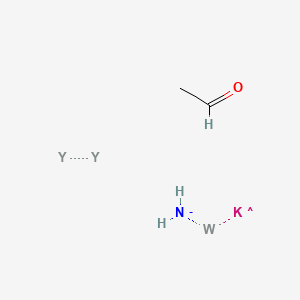molecular formula C2H6KNOWY2- B12427601 CID 162678799 