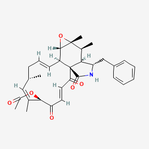 molecular formula C32H37NO6 B12427606 Cytochalasin K CAS No. 79648-72-9