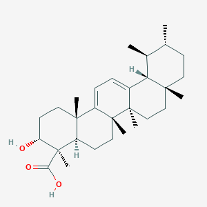 molecular formula C30H46O3 B12427657 9,11-Dehydro-beta-boswellic acid 