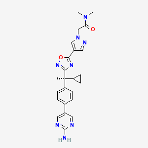 molecular formula C24H26N8O2 B12427717 (S)-BI 665915 