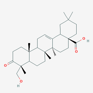 molecular formula C30H46O4 B12427757 Olean-12-en-28-oic acid, 23-hydroxy-3-oxo-(8CI); (4alpha)-23-Hydroxy-3-oxoolean-12-en-28-oic acid 