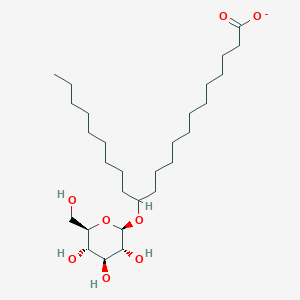 13-(beta-D-glucosyloxy)docosanoate