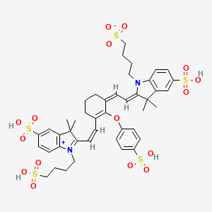 molecular formula C44H52N2O16S5 B12427783 Nerindocianine 