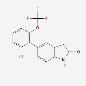 molecular formula C16H11ClF3NO2 B12427790 AMPA Receptor Modulator-1 