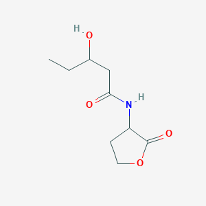 molecular formula C9H15NO4 B12427827 3-Hydroxy-pentanoyl-DL-homoserine lactone 