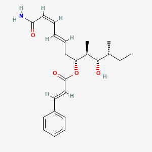 molecular formula C23H31NO4 B1242788 Basiliskamide B 