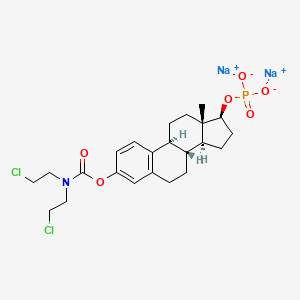 molecular formula C23H30Cl2NNa2O6P B12427950 Estramustine (phosphate sodium) 