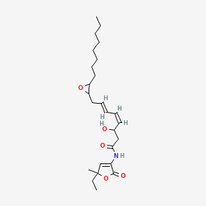 molecular formula C25H39NO5 B1242804 Korormicin 