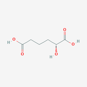 molecular formula C6H10O5 B1242805 (2R)-2-hydroxyhexanedioic acid CAS No. 77252-44-9