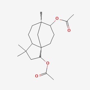 molecular formula C19H30O4 B12428135 Clovanediol, diacetate 