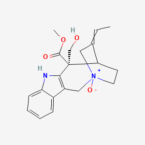 molecular formula C20H24N2O4 B12428164 Vallesamine N-oxide 