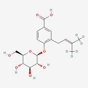 molecular formula C18H24O8 B12428181 Malaxinic acid-d6 