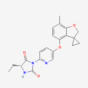 molecular formula C21H21N3O4 B12428198 Kv3 modulator 2 