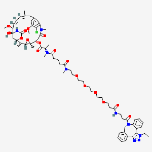 molecular formula C69H92ClN9O17 B12428317 Debotansine 