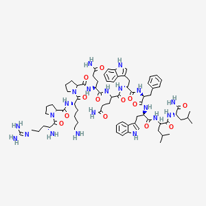 molecular formula C75H108N20O13 B12428320 Galanin (1-13)-spantide I CAS No. 91224-37-2