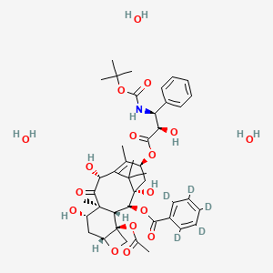 molecular formula C43H59NO17 B12428447 Docetaxel-d5 (trihydrate) 