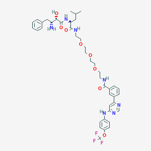 molecular formula C42H52F3N7O8 B12428457 Sniper(abl)-013 