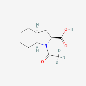 molecular formula C11H17NO3 B12428493 Perindopril impurity L-d3 