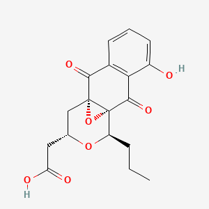 molecular formula C18H18O7 B1242855 Frenolicin CAS No. 10023-07-1