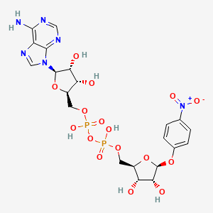 molecular formula C21H26N6O16P2 B12428613 pNP-ADPr 