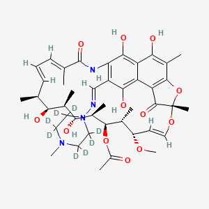 molecular formula C43H58N4O12 B12428626 Rifampicin-d8 