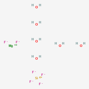 molecular formula F6H12MgO6Si B12428647 Silicon(4+) magnesium(2+) hexahydrate hexafluoride CAS No. 1310-00-5