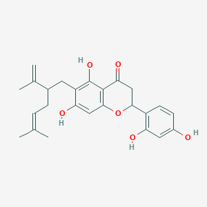 molecular formula C25H28O6 B12428679 Kushenol F 