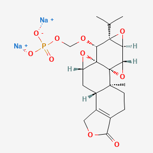 molecular formula C21H25Na2O10P B12428684 Minnelide sodium 