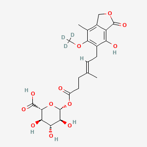 molecular formula C23H28O12 B12428709 Mycophenolic Acid-d3 Acyl-b-D-glucuronide 