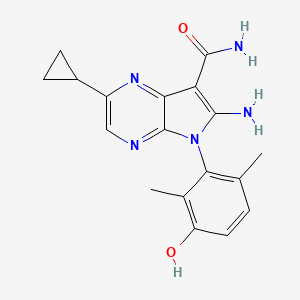 molecular formula C18H19N5O2 B12428718 Myt1-IN-3 