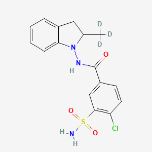 molecular formula C16H16ClN3O3S B12428727 rac Indapamide-d3 