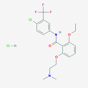 molecular formula C20H23Cl2F3N2O3 B12428802 YF-2 hydrochloride CAS No. 1312005-62-1
