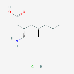 molecular formula C10H22ClNO2 B12428889 (3S,5R)-3-(aminomethyl)-5-methyloctanoic acid;hydrochloride 