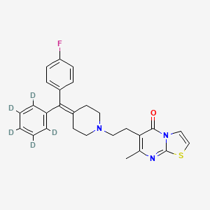 molecular formula C27H26FN3OS B12428912 R-59-022-d5 (Mono-defluoro Ritanserin-d5) 