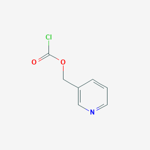 molecular formula C7H6ClNO2 B12428926 Pyridin-3-ylmethyl carbonochloridate 