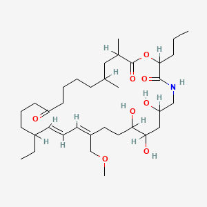 molecular formula C35H61NO8 B1242893 Antibiotic TA 