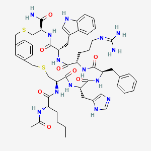 molecular formula C54H70N14O8S2 B12428941 hMC1R agonist 1 