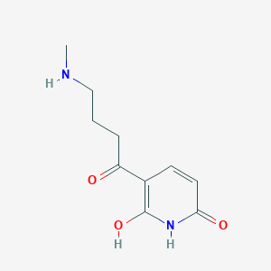 molecular formula C10H14N2O3 B1242897 2,6-Dihydroxypseudooxynicotine 
