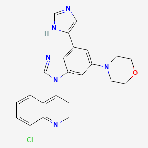 molecular formula C23H19ClN6O B12428971 PI3K-IN-10 