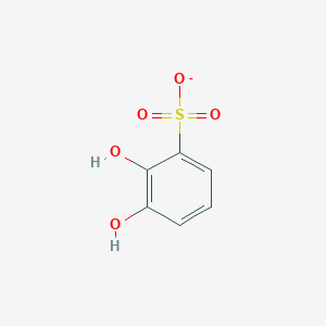 molecular formula C6H5O5S- B1242898 2,3-Dihydroxybenzenesulfonate 