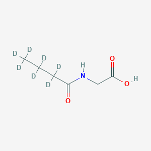 molecular formula C6H11NO3 B12429025 N-Butyrylglycine-d7 