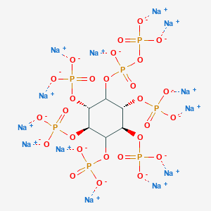 molecular formula C6H6Na13O27P7 B12429085 tridecasodium;[oxido-[(2S,3R,5S,6R)-2,3,4,5,6-pentaphosphonatooxycyclohexyl]oxyphosphoryl] phosphate 