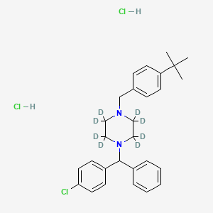 molecular formula C28H35Cl3N2 B12429094 Buclizine-d8 (dihydrochloride) 
