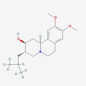 molecular formula C19H29NO3 B12429095 trans-Dihydro Tetrabenazine-d7 